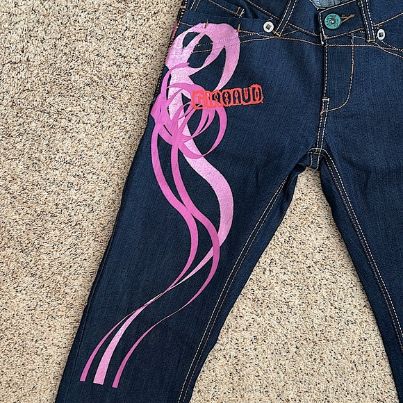 Marithe Francois Girbaud Vtg Dark Blue Stretch Denim Jeans Pants **Size 28**🌸🌸 - Picture 5 of 7